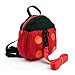 Smallwise Trading Toddler Safety Backpack with Harnesses Strap --- Great for Baby Walker Reins --- Lovely Ladybird Design