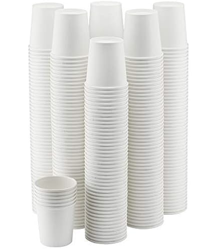 Gobelets En Carton Jetables 200 Ml - Lot De 260 - Résistants, Sans Fuite - Pour Café, Boissons Chaudes/froides - FSC - 5