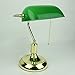 Produktbild GBT Classic Bankers Lamp Tisch Desk Light Poliertes Messing Grün Schatten Tilt Head (Led-Leuchten, Warmes Licht, Weißes Licht, Kronleuchter, Innenbeleuchtung, Außenleuchten, Wandleuchten)
