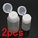 2 Liquid Container Bottle Pump Dispenser Nail Art Tip Cleaner Bottle Makeup L+S