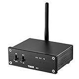 Mit Bluetooth 5.0 Empfänger, nativer digitaler optischer, koaxialer und analoger Ausgang, der gleichzeitig ausgeben kann. Mit koaxialem Eingang und Ausgang kann über den frontseitigen Tggle-Schalter gesteuert werden, der allein als Audio-Decoder verwendet werden kann.