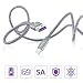 Produktbild Typ-c Ladekabel 2m,Unzerstörbares-Nylon USB-C Schnell-Ladekabel für HUAWEI Handy[Grau]