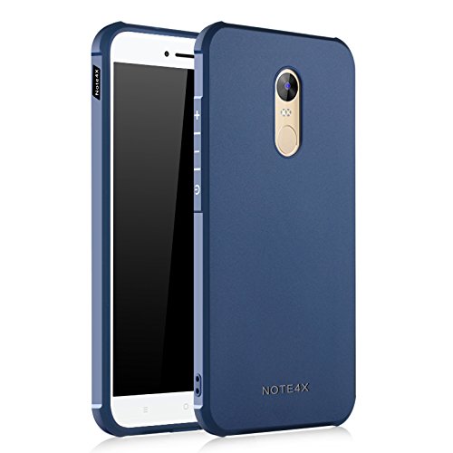 SMTR xiaomi redmi note 4x Funda material de protecci  n del medio ambiente Protectiva Carcasa de Silicona de gel TPU   Ultra delgada  Resistente a los ara  azos en su parte trasera  Amortigua los golpes Case Cover Para xiaomi redmi note 4x  azul 