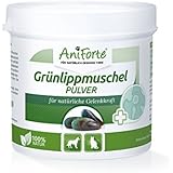 AniForte Grünlippmuschel-Pulver 100 g - versch. Größen - Naturprodukt für Hunde und Katzen