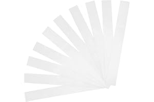 VILLCASE 110 Unidades Tiras Para Perfumes, Tiras Reactivas De Papel Perfumado Blanco, Ideal Para Aceites Esenciales Y Aromaterapia