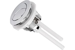 SEIWEI Botón pulsador de doble descarga para inodoro, repuesto para cisterna de inodoro, pieza de reparación de tanque de agua para baño (38 ~ 45 mm)