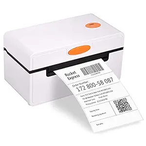 WorldCare Desktop Thermal Label Printer CC420 for 4x6 Ship g Package All in One Label Maker 180mm/s High Speed USB Connection Thermal Sticker Printer Max.110mm Paper Width Compatible with A UPS MAYIS