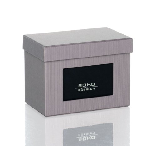 Rössler Papier 1325452495 - S.O.H.O. Fotokiste mit Passpartout, Größe: circa 16.5 x 10 x 12.5 cm, taupe