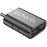 Echorin OTG Akıllı Giriş USB 3.0 to Type-C D&ouml;n&uuml;şt&uuml;r&uuml;c&uuml; Adapt&ouml;r &Ccedil;evirici 5Gbps, iPhone 16, Pro, Pro Max, M2, M3, M4 MacBook Pr