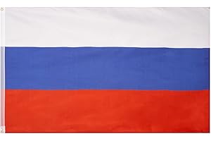 MUWO Flagge Nations Together 90 x 150 cm Nationalmanschaften, doppelseitige Gartenflagge, wetterfeste Fanflagge, Fußballflagge Polyester Länderfagge Deutschland mit Ösen (Russland)