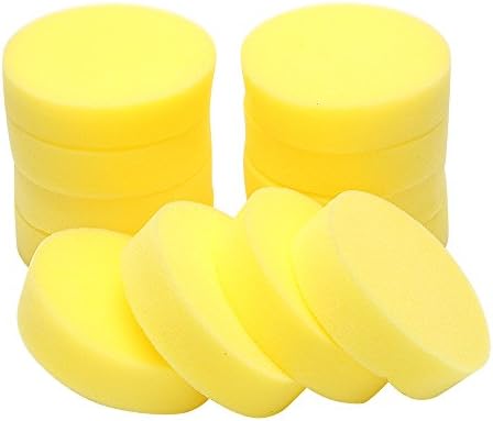 iTimo12PCS/Set Auto Care Polish Sponge Cleaning Tools Car Body Glass Wash Sponge Washer Applicator Pads Car Wax Foam Sponges Round
