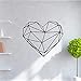Produktbild Schönheit Geometrie des Herzens Vinyl Tapetenbahn Möbel Dekorative Für Wohnzimmer Schlafzimmer Für Kinderzimmer Wohnkultur 58 * 65 cm