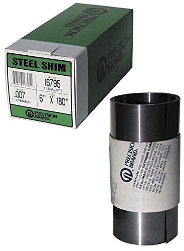 Precision Brand 0.200Mmx150Mmx2.5M acero Calce