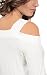 Women's Maternity Cold Shoulder Long Sleeve Unbalanced Wide Hem Tunic Top