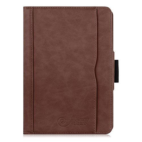iPad Mini Hülle – JAMMYLIZARD Ledertasche Smart Cover mit Standfunktion für iPad Mini 4. 3. 2. & 1. Generation, BRAUN & HONIG, [MIT STIFT-HALTER] - 6