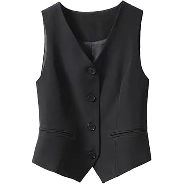 Fuinloth Manteau Polaire Sans Manches Femme - Gilet Chaud Léger Avec Poches Zippées - Idéal Superposition