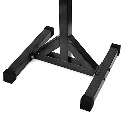 FEMOR kniebeugen Hantelablage Hantelständer Set für Langhantel, zum Bankdrücken,höhenverstellbar, rutschfest - 9