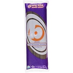 King Soba - Pack de 6x Sachets de Nouilles au Sarrasin 100% Bio Sans Gluten (6x250g) - 3x Portions par Paquet de Délicieuses Pâtes Noodles Qualité Naturelle Certifié Végétarienne
