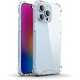Spia Apple iPhone 14 Pro Max Kılıf Anti Shock Şeffaf Premier Silikon Orijinal Esnek İnce Geliştirilmiş Dayanıklı Darbe Karşıt