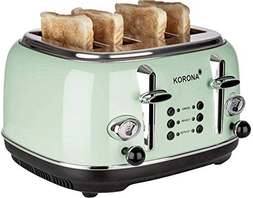 Price comparison product image Korona Retro 21675 double-Toaster with Brötchenaufsatz Mint