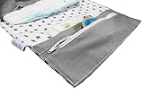 filia & filius Wickeltasche Baby Set 3-teilig mit Windeltasche Schnullertasche Schnullerband - 6