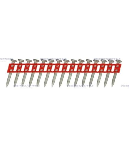 China OE Factory Plastic Collated Concrete Steel Nails For Dewalt Nail Gun