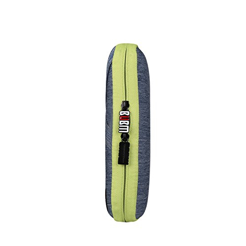 BUBM USB-Speicherstick Organizer Tragetasche Karte Aufbewahrungstasche für Elektronische Zubehöre Reise Organisasor Tasche mit Griff (Medium, Blau） - 5