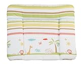 roba Wickelauflage Dschungelbaby, 73x75 cm, weiche Wickelunterlage, Wickeltischauflage PU beschichtet