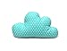 Price comparison product image Blaus Mountain Baby Cuddle Cloud Clouds Shaped Pillow with Terry Decorative Pillow – Star Turquoise