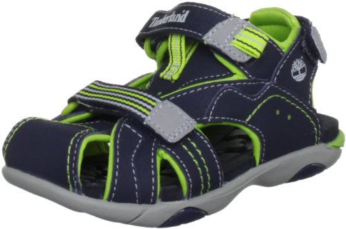 Timberland Dune Buggy 2 Strap, Boys' Sandals, Navy/Green, 3.5 UK Child