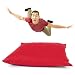 Produktbild Outdoor rot groß, Gartenliege Sitzsack, Bodenkissen, wasserfest, Gamer, 110 x 140 cm