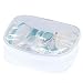Anself 7pcs Professional Adorable Baby Grooming Set Nail File Finger Toothbrush Round Head Scissors Nail Clipper Hair Brush Comb with Storage Bag