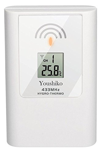 Youshiko Wireless Weather Station ( Premium Quality / Clear Display ) with Radio Controlled Clock ( UK Version) , Indoor… - Image 7