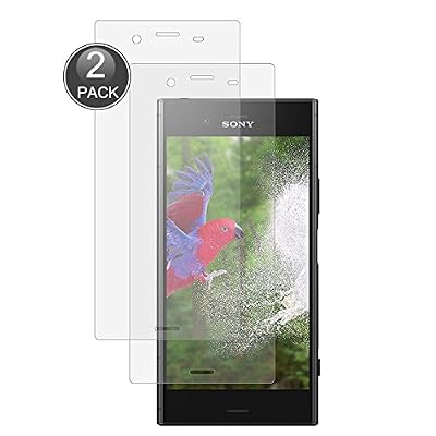 E-Hamii [2-Pack] Sony Xperia XZ1 Protecteur d'écran, 0.26mm HD Protection anti-rayures et anti-empreintes digitales, 9H Verre trempé Couverture de protéger, Mieux protector (Note: Pas Couverture Complète)