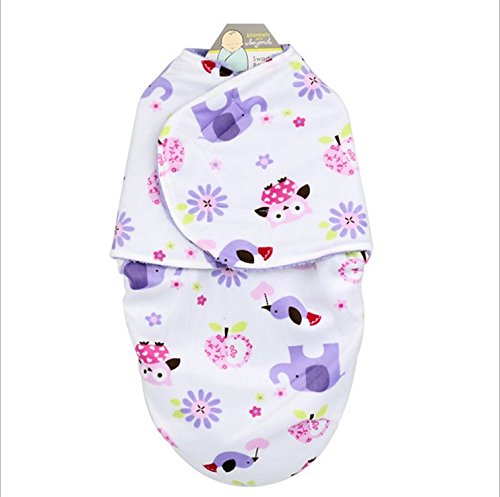 Einschlagdecke Baby Decke, Infant Swaddle Decke Pucken Decken 30 * 56 cm (0-6 Monate)
