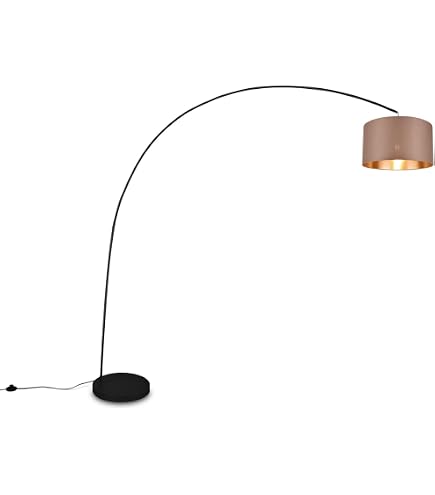 PERENZ Lampada A Piantana LED 18W – 1400 Lumen 3000K – Metallo Nero, Diffusore Orientabile, Altezza 180 Cm - 2