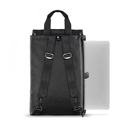 Artwizz Eco Backpack Nachhaltiger 2in1 Rucksack und Trage-Tasche aus 100  recyceltem PET mit 22 Liter - Seitliches Notebook-Fach f  r Laptop   Macbook