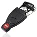 Produktbild Autoschlüssel Shell Fall für Benz C CL CKL E S SL SLK AMG 4 Tasten Schlüssel Cover mit Akku Halterung Schlüssel Klinge
