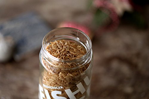 Reishunger Reisglas, Aufbewahrungsglas für 600g Reis, massives Glas, mit Skala zum Abmessen - 3