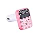 Produktbild Sguan-wu Auto-MP3-Player Freisprecheinrichtung Wireless Bluetooth FM Transmitter Player USB-Ladegerät - Pink