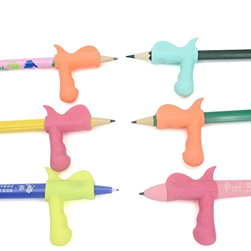 Agarres para l  pices  3PCS Set Ularma Nuevos Ni  os L  piz Titular Herramienta De Correcci  n De La Postura Del Apret  n De La Ayuda De Escritura De La Pluma  Color aleatoriamente   Regalo lindo para el regalo