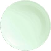Luminarc Diwali Paradise Opal Salad Bowl 22 cm | Green, opal, round shape, gloss finish, 22 cm