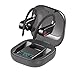 Produktbild Kopfhörer Bluetooth Sport In Ear Headset True Wireless, Joggen Ohrhörer mit 10 Stunden Spielzeit. IPX5 Wasserdicht Kabellos mit Mikrofon und Mini Ladebox für iOS Android Samsung Huawei HTC (Schwarz)