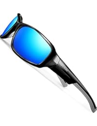 SIPLION Hombre Gafas De Sol UV400 Polarizado Lente TR90 Superlight Marco