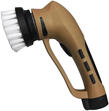 QFFL Shoe polisher Household automatic shoe polisher Hand-held electric shoe-shiner Shoe washing machine Charging section 24 * 5.5cm Cleaning brush