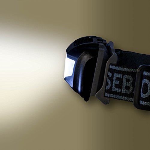 SEBSON LED Stirnlampe batteriebetrieben, 150lm, 4 Funktionen, Kopflampe, Stirnleuchte - 5