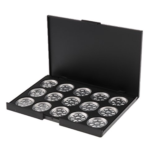 Schwarz Make-up-Palette Leer Lidschatten Rouge Fall Kosmetische Sammlung Groß - 3