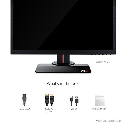 ViewSonic XG2402 - Monitor 24  Gaming Profesional Full HD TN  1920 x 1080  144Hz  1ms  FreeSync  350 nits  Altavoces  DVI 2 HDMI DP 2 USB  Low Input Lag   Color Negro Rojo reviews ViewSonic XG2402 - Monitor 24  Gaming Profesional Full HD TN  1920 x 1080  144Hz  1ms  FreeSync  350 nits  Altavoces  DVI 2 HDMI DP 2 USB  Low Input Lag   Color Negro Rojo