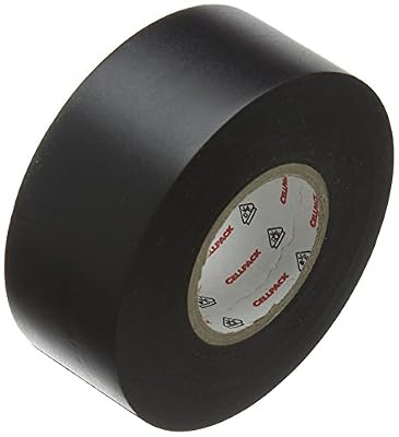 Cellpack, No. 128, dimensions 25m x 30mm x 0,15mm (longueur x largeur x épaisseur), noir, Ruban d'isolation électrique en PVC