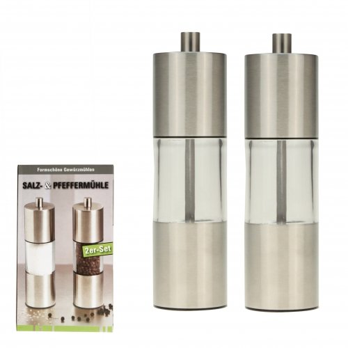 Preisvergleich Produktbild Kingdiscount 24 Stück Seen on TV Gewürzmühlen Set Style (2er Set)